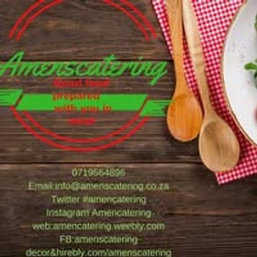 Amenscatering and Decor Hire logo