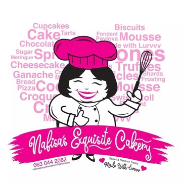Nafisa's Exquisite Cakery logo