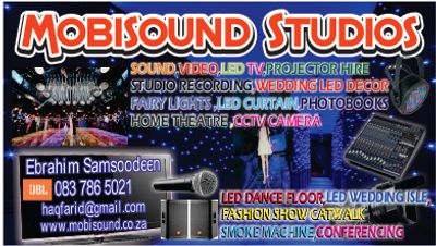 Book Mobisound for your wedding, event or function on EventBookr South Africa.