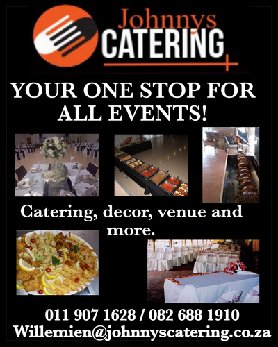 Book Johnny's Cateringfor your wedding, event or function on EventBookr South Africa.