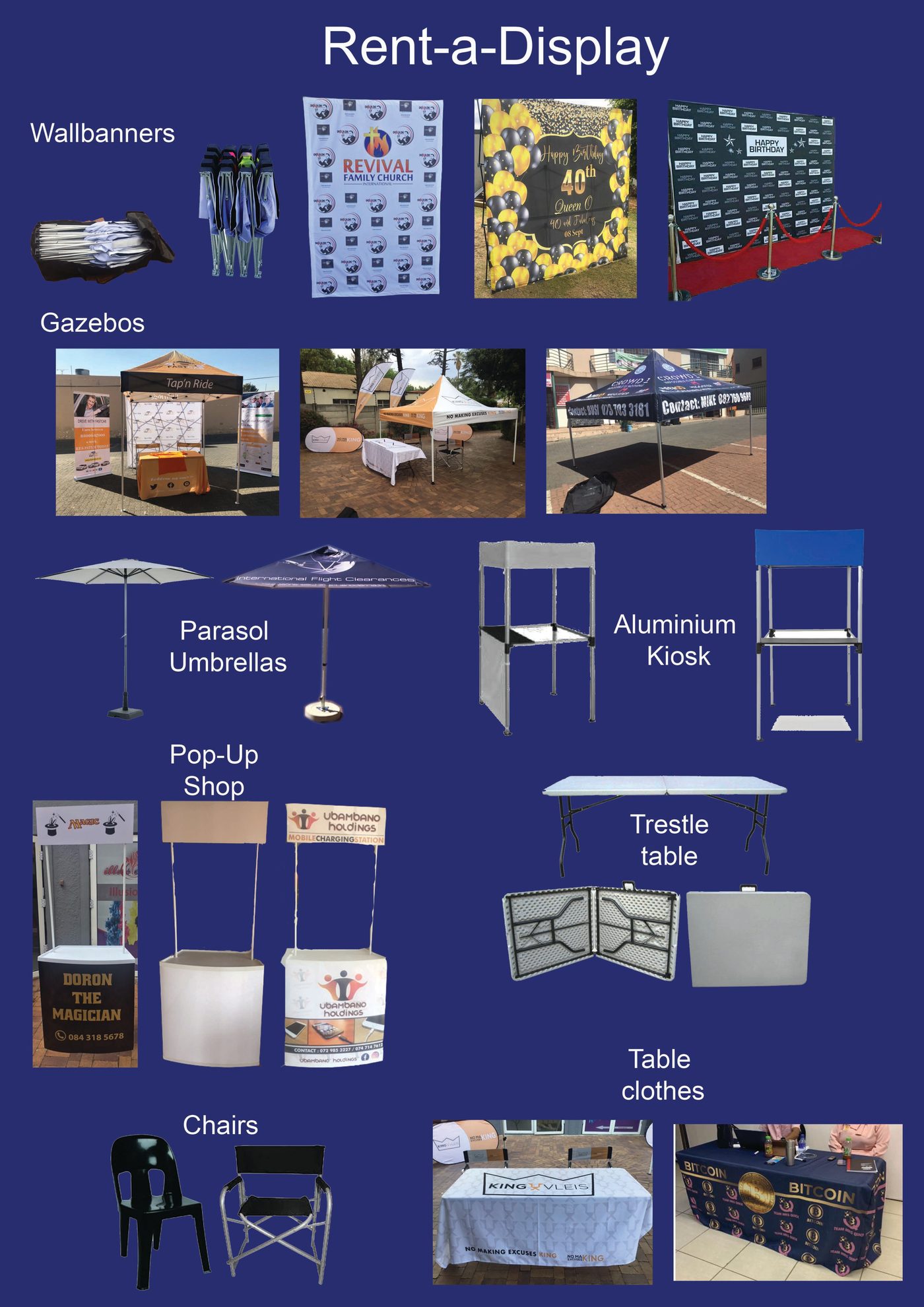 Event venue, vendors, and service providers in South Africa