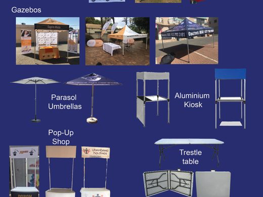 Book Vista Rent-a-display as the Decor Services for your next event in Johannesburg, Gauteng