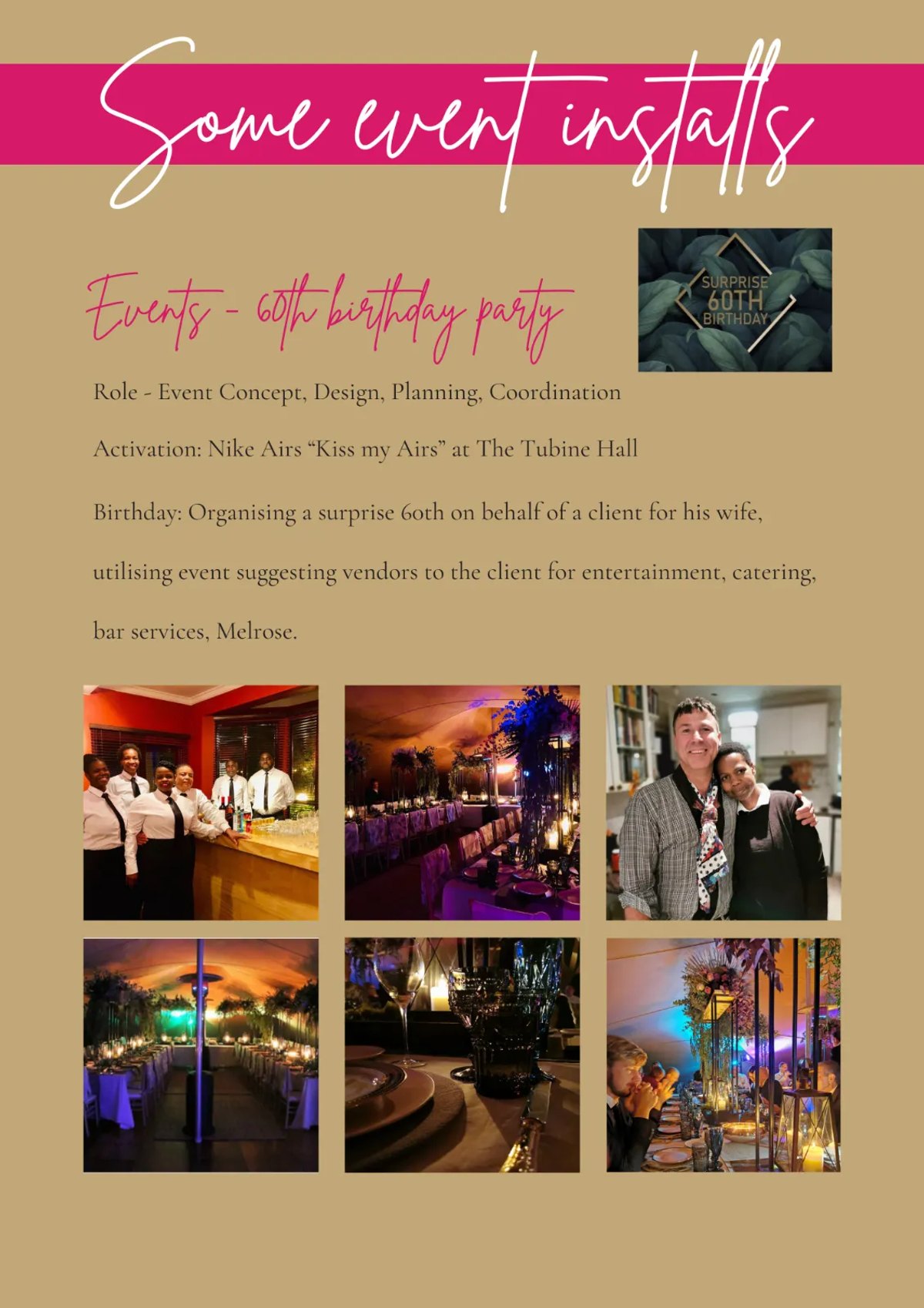 Event venue, vendors, and service providers in South Africa
