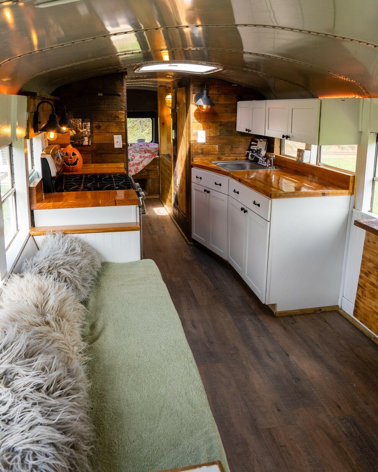 1997 Thomas School Bus Conversion / Skoolie / Tiny House @ Buses for sale