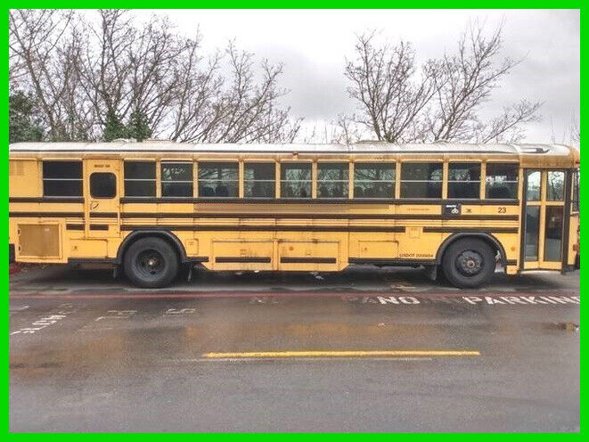 2000 Blue Bird 52 Passenger School Bus Starts-Needs a Transmission Good Tires