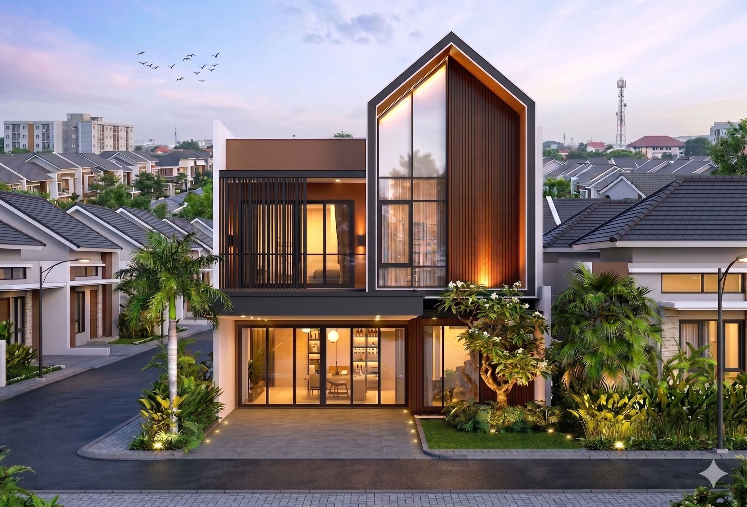 Rumah 72m2 Scandinavian