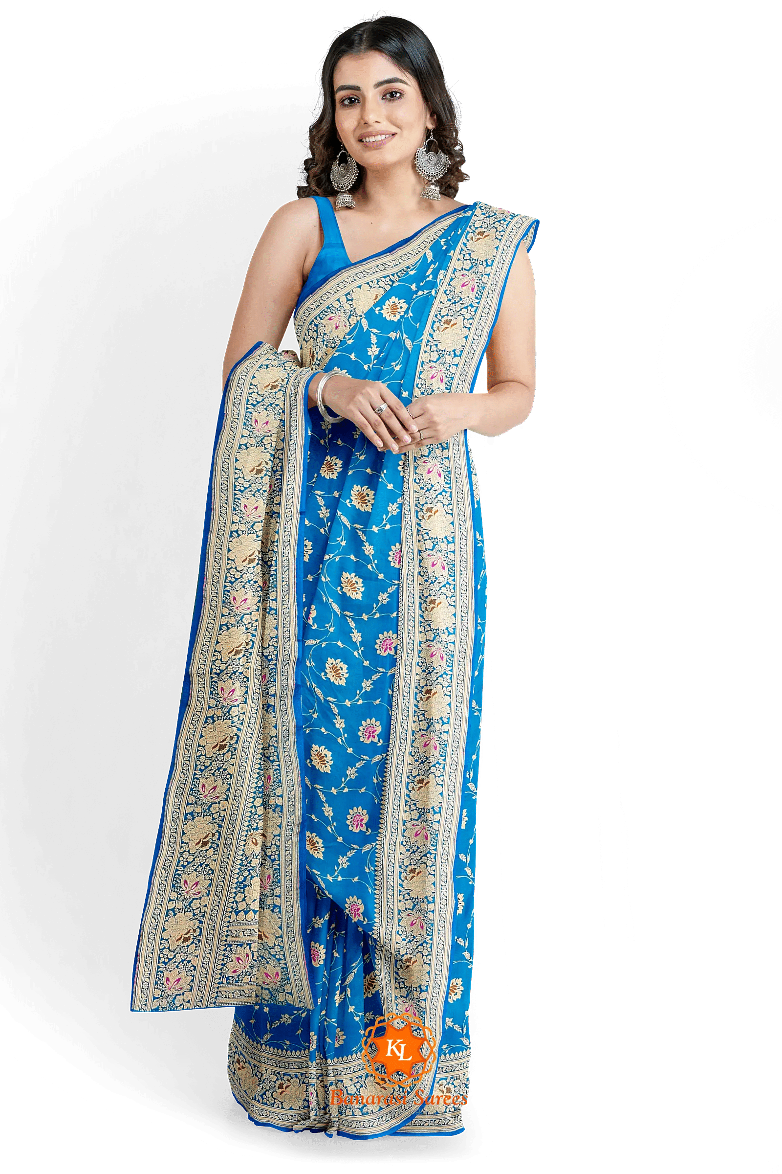 Buy Organza Banarasi Sarees Online Worldwide Shipping – My Clothing Treasure