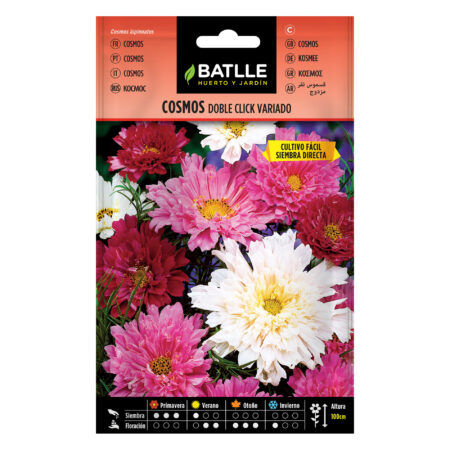 Semillas Cosmos Doble click variado
