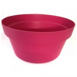 Maceta bol capri fucsia 25 cm