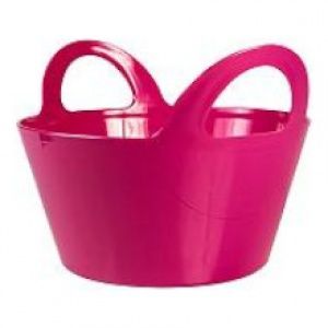 Maceta cesta Jenny fucsia 22 cm