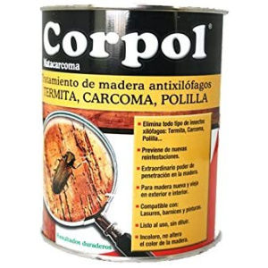 CORPOL-ANTIXILOFAGOS PARA MADERA LIQUIDO 750 ML.