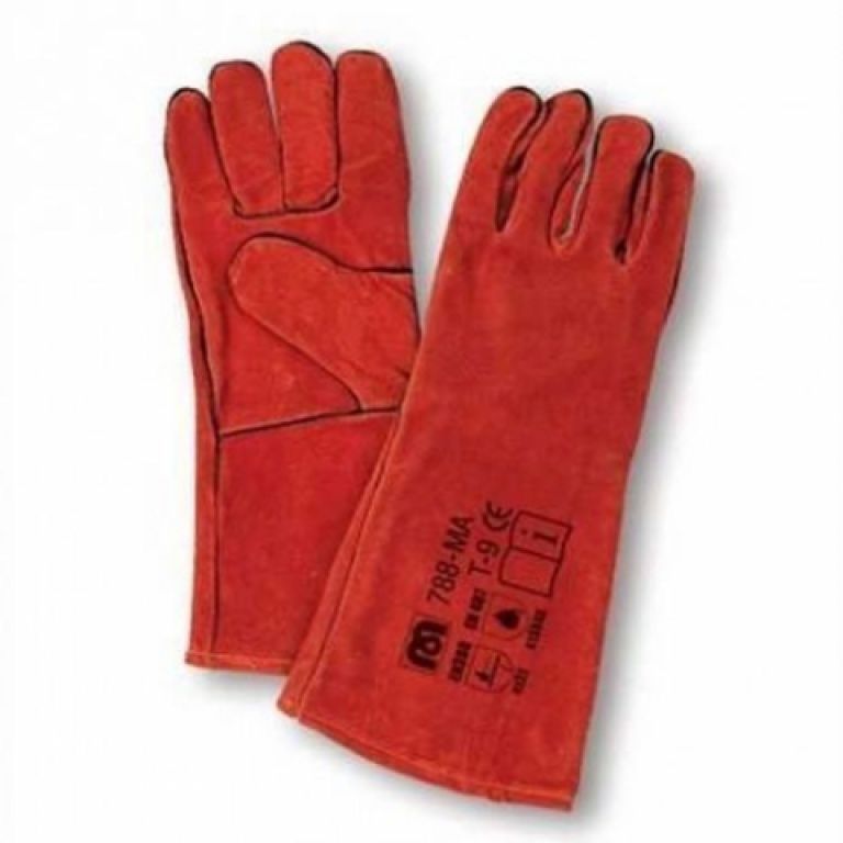 GUANTES SERRAJE ROJO 788-M