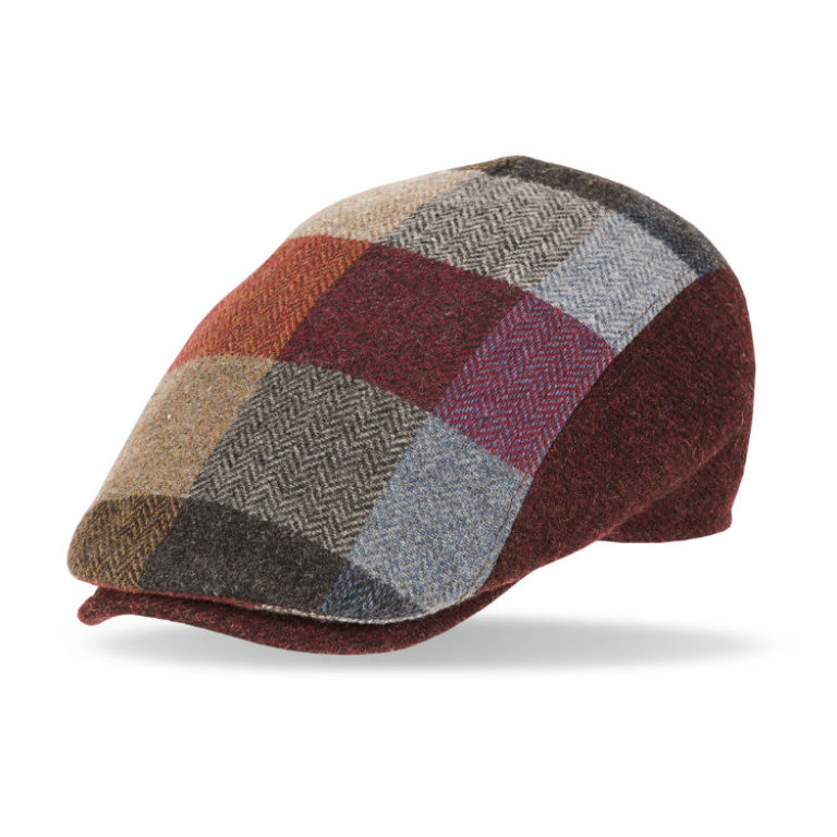 Gorra de lana Solid 40083 color burdeos