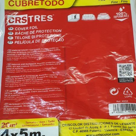 Cubretodo extrafuerte 3x4 MT.