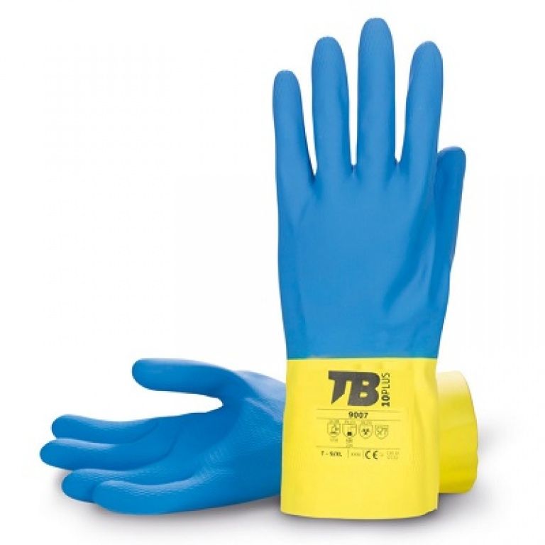 Guante Latex Bicolor