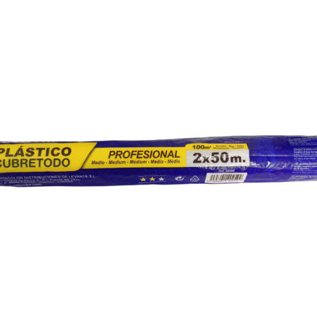Plástico Cubretodo Profesional 2X50 Mt