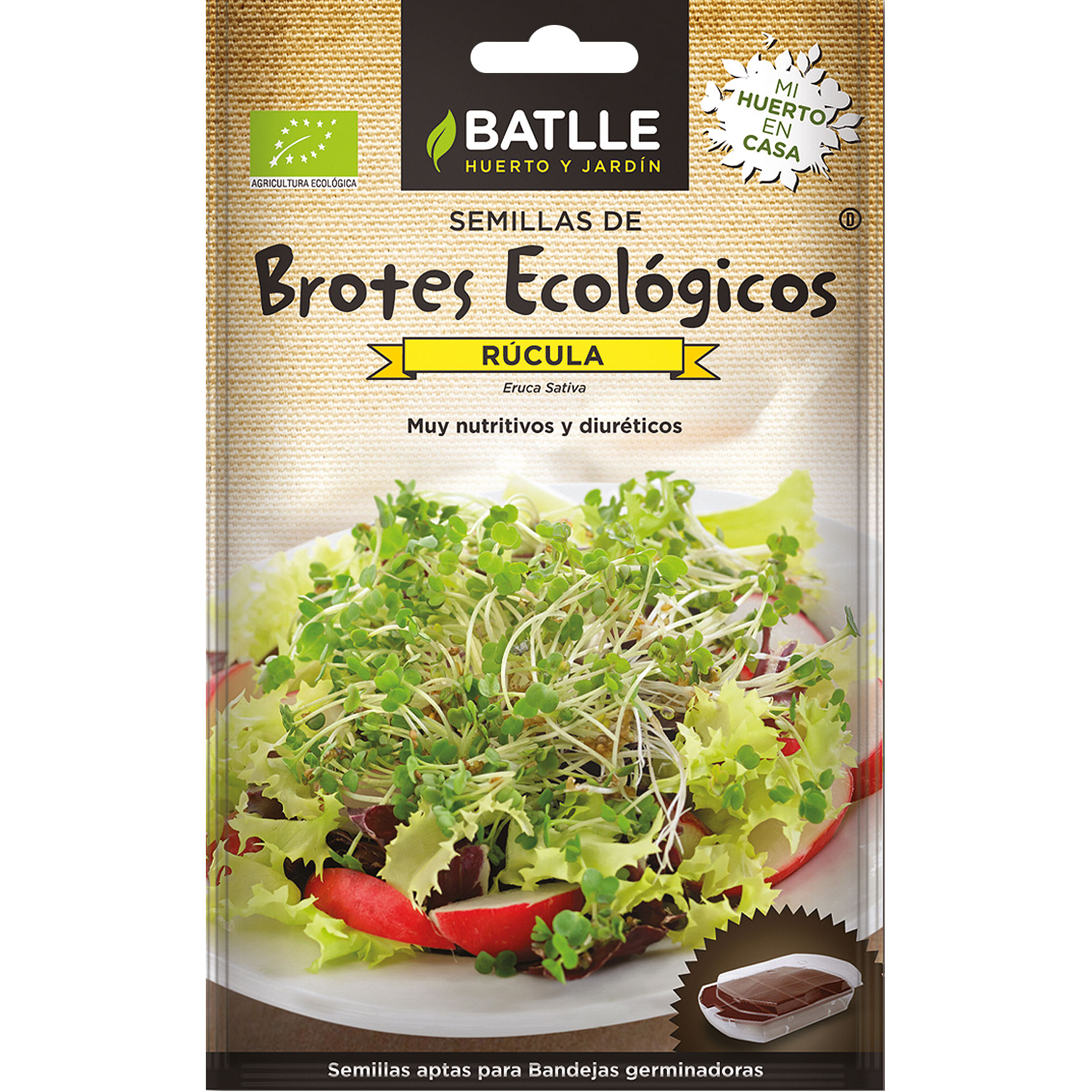 Brotes Ecológicos Rúcula - Abonos Calsilla