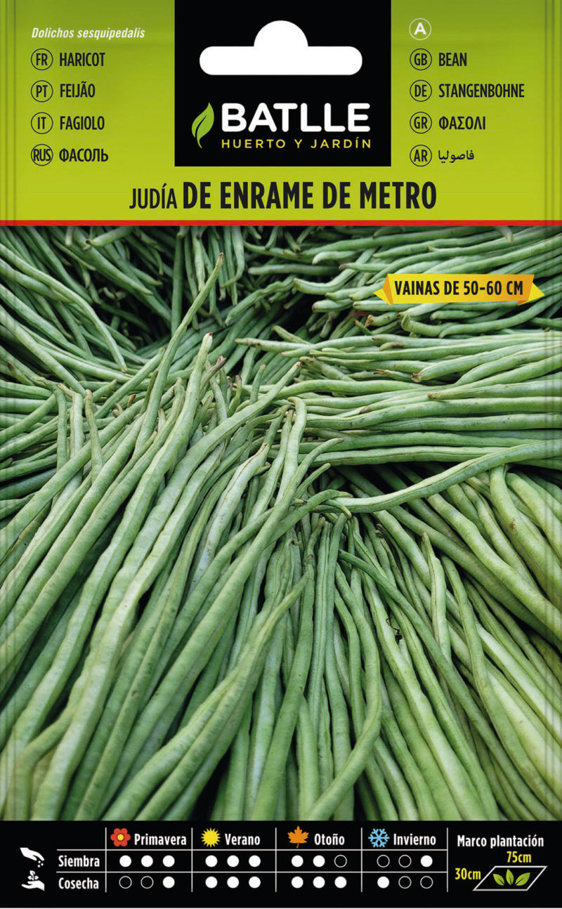 Judía De Enrame Vitalis - Semillas Batlle - Huerto Y Jardín