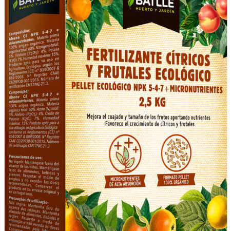 Fertilizante Cítricos Y Frutales Eco Batlle 2,5Kg