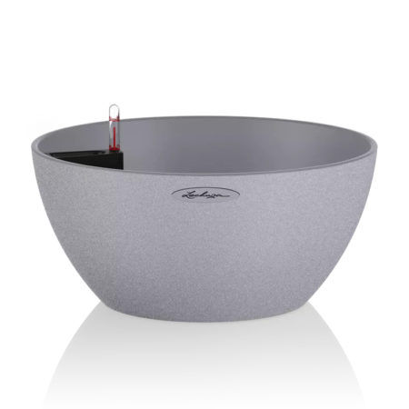 MACETA CUBETO STONE GRIS PIEDRA 30 CM