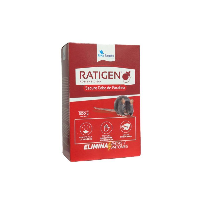 Ratigen Rodenticida Secure Cebo de Parafina