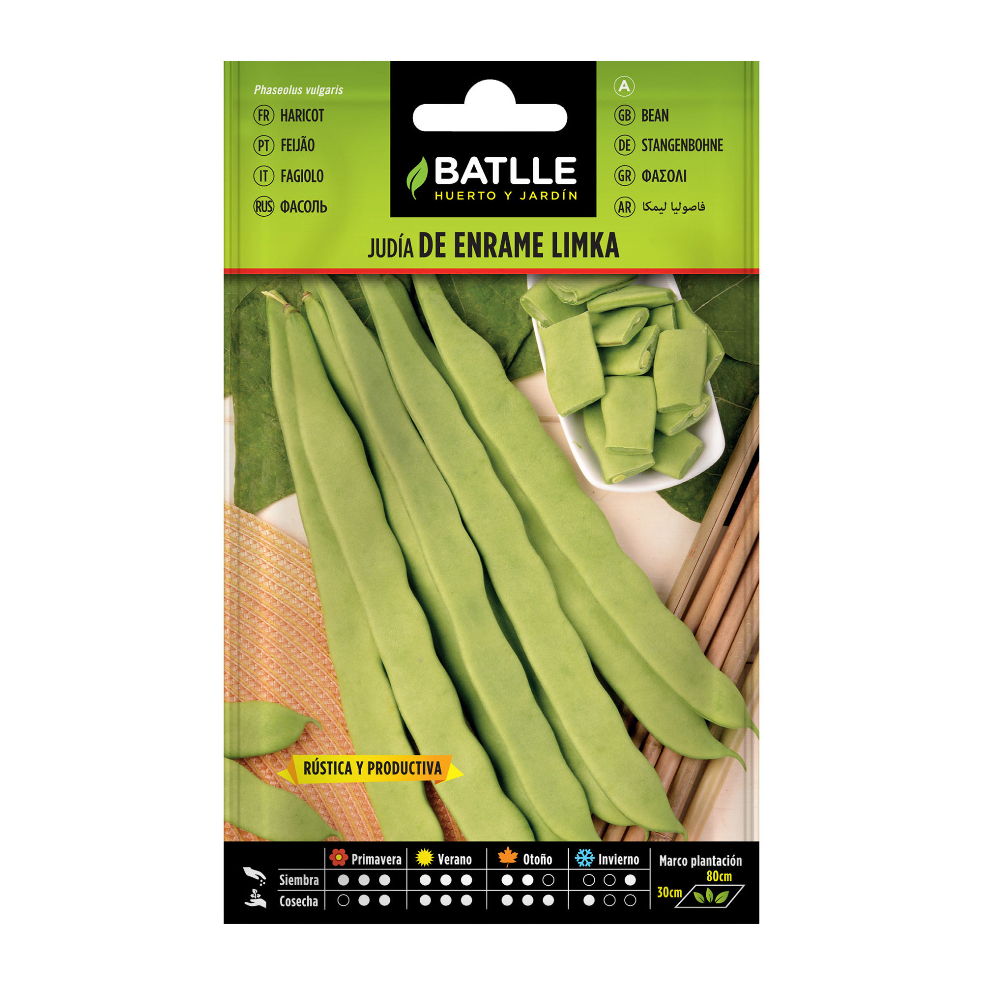 Judía De Enrame Vitalis - Semillas Batlle - Huerto Y Jardín
