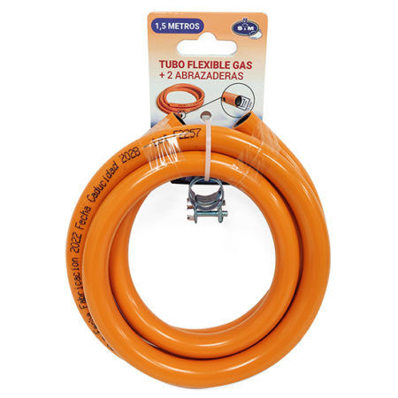 Kit Manguera Butano + Abrazadera 1,5 mt