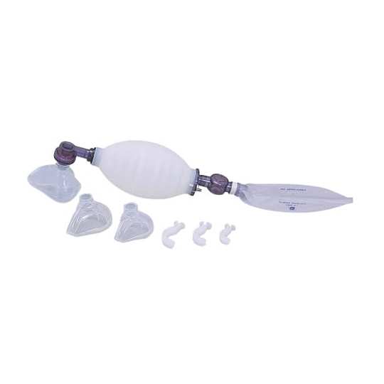 シリコンレサシテーター(成人用蘇生器 ACRW-33P(ホワイトコンプリート