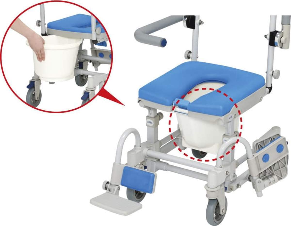 シャトレチェアLU(U型バケツ付) STR6214 シャワーキャリー 25