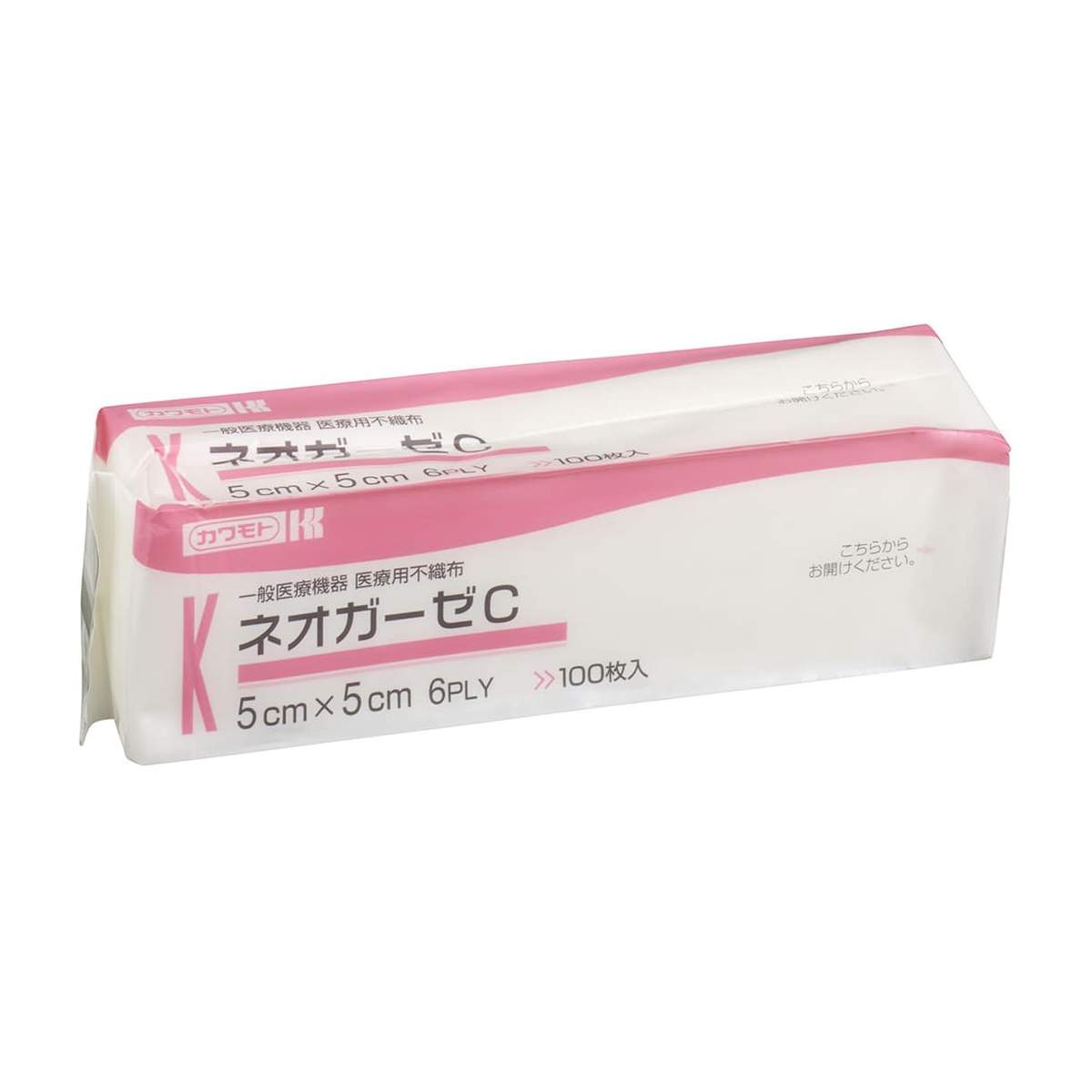 未滅菌ネオガーゼC(6ply) 医療用ガーゼ 24-7612-00 川本産業