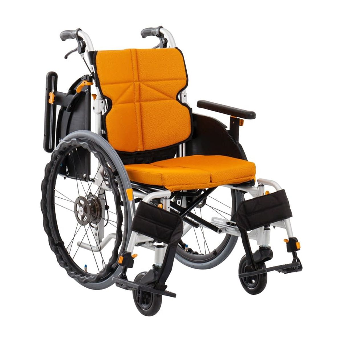 ネクストコアマルチ※ノンパンク　介助用車椅子 オレンジ　定価：171,820円 廃番]NEXT－41B ネクストコア・マルチ（介助型） – 株式