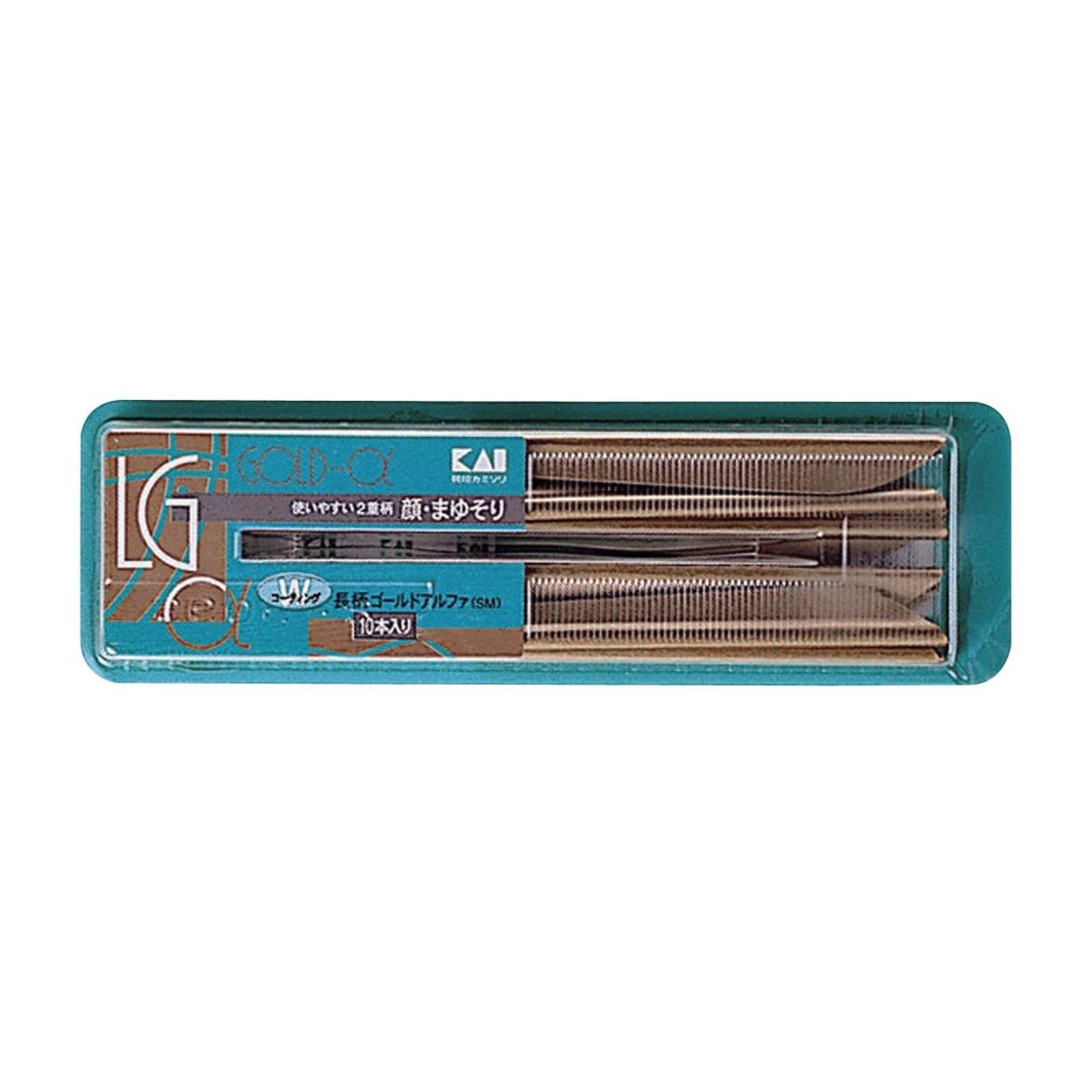 貝印カミソリ ゴールドアルファ(SM 24-8281-00 KAI LGA-10B1(10