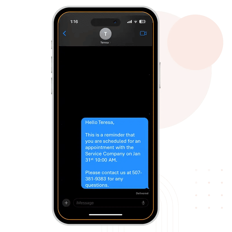 Automated reminder