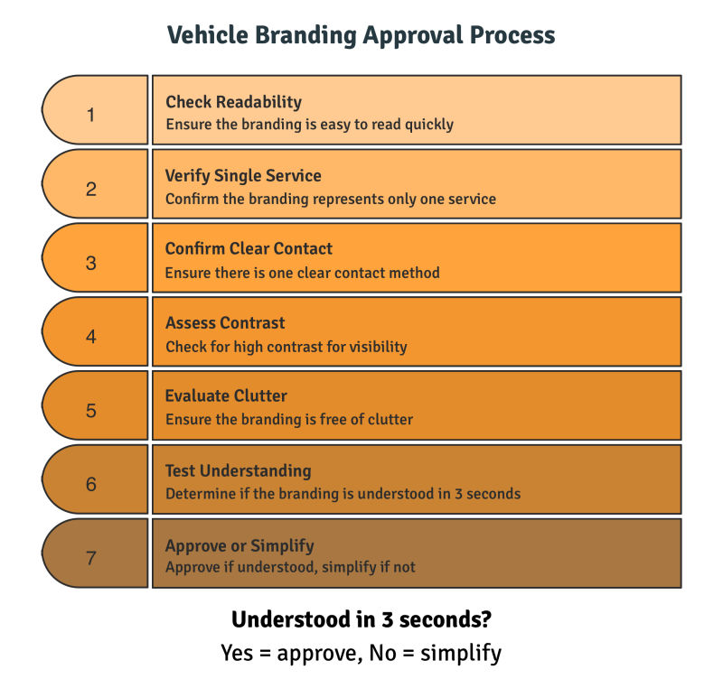 Vehicle Branding Approval Checklist