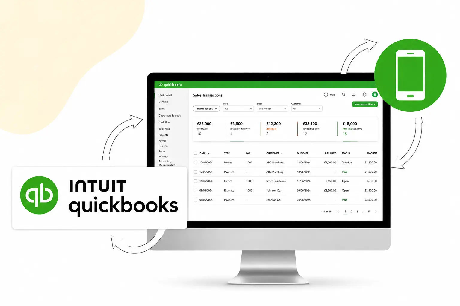 QuickBooks accounting platform interface