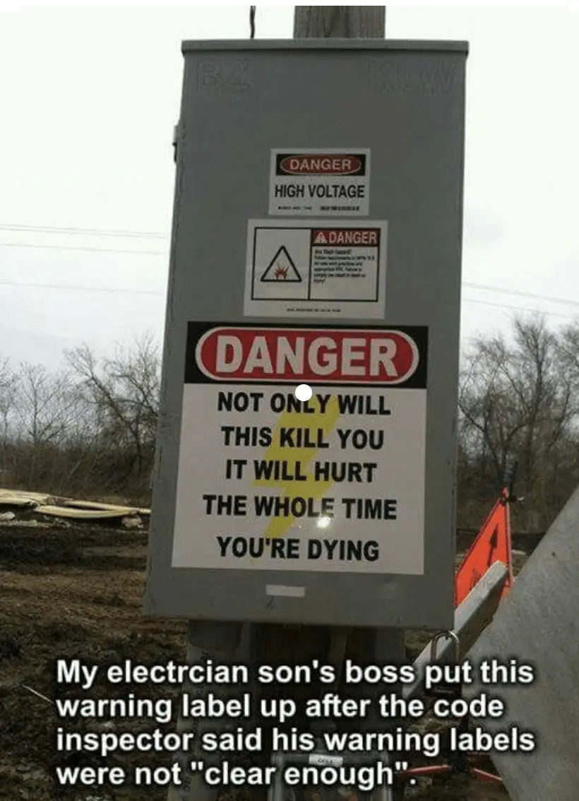 Warning Labels