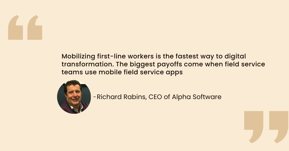 Richard Rabins, CEO of Alpha Software