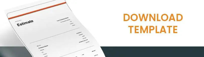 Free Plumbing Estimate Template