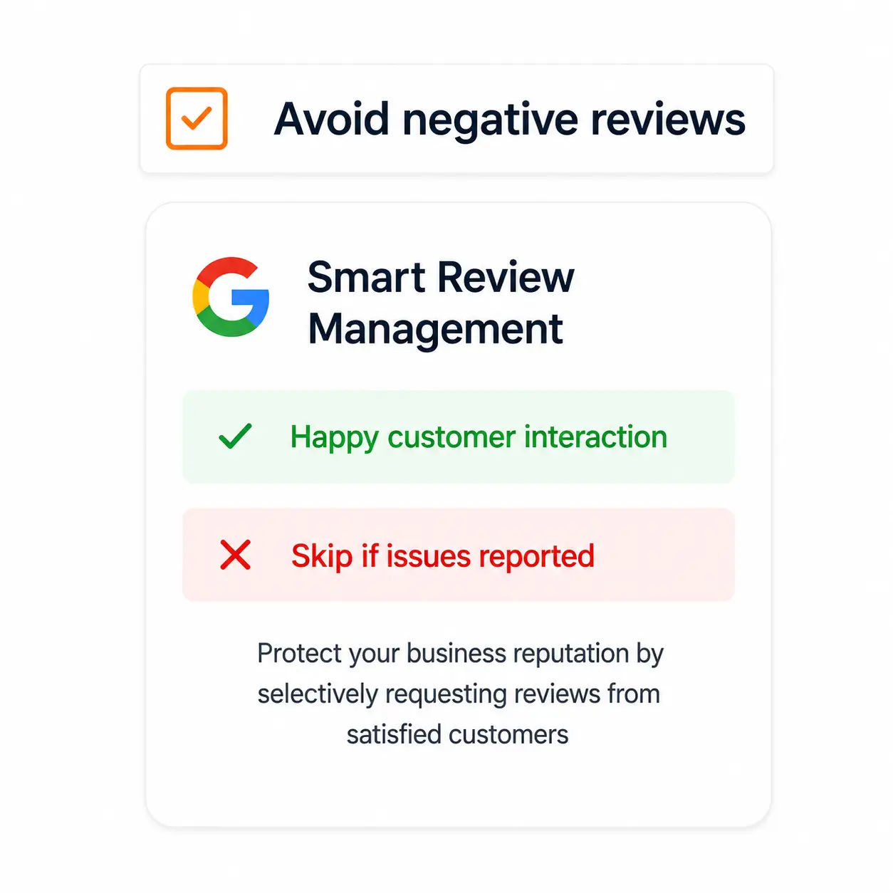 Field Promax review management dashboard showing customer feedback