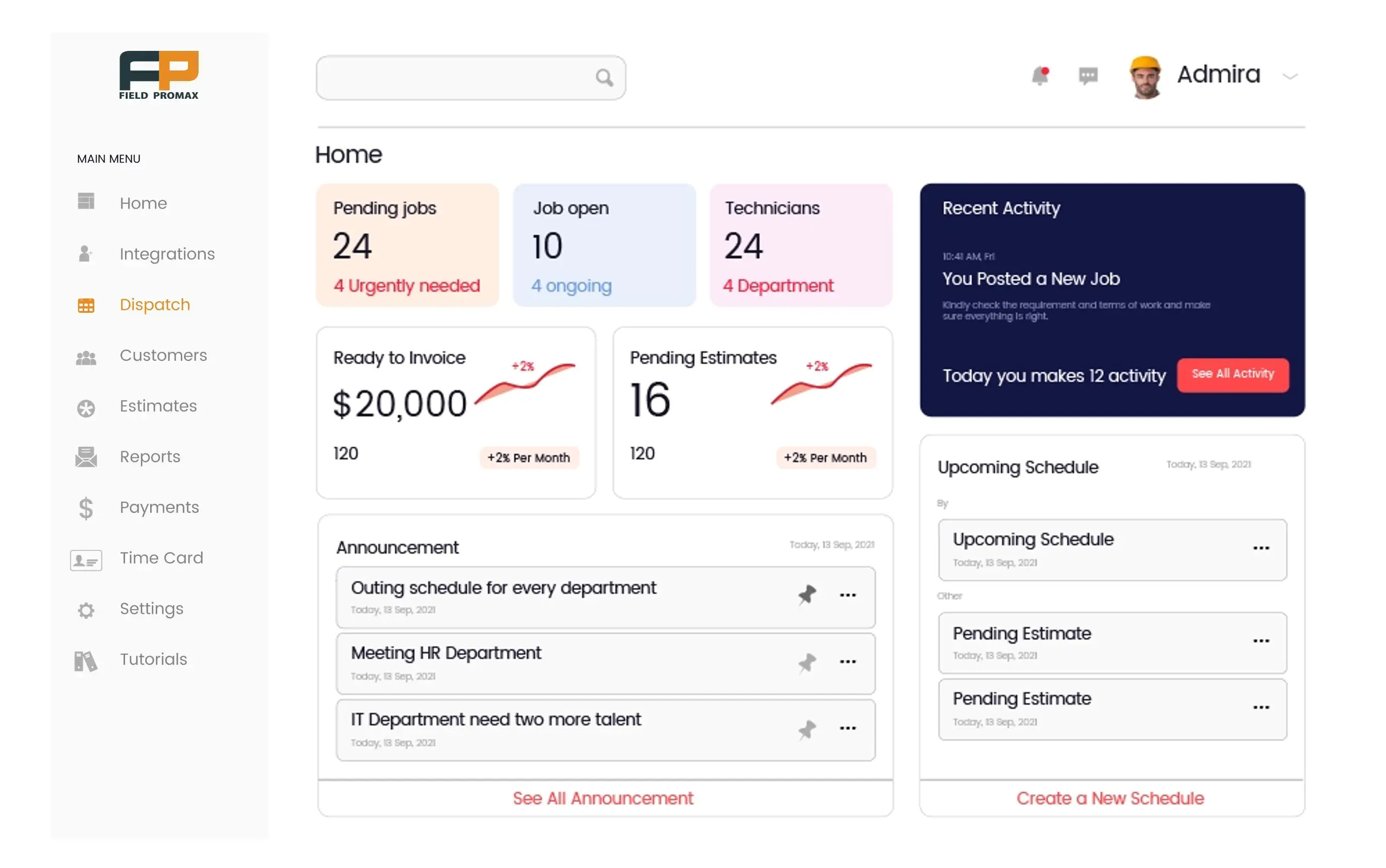 Smart Scheduling Screenshot