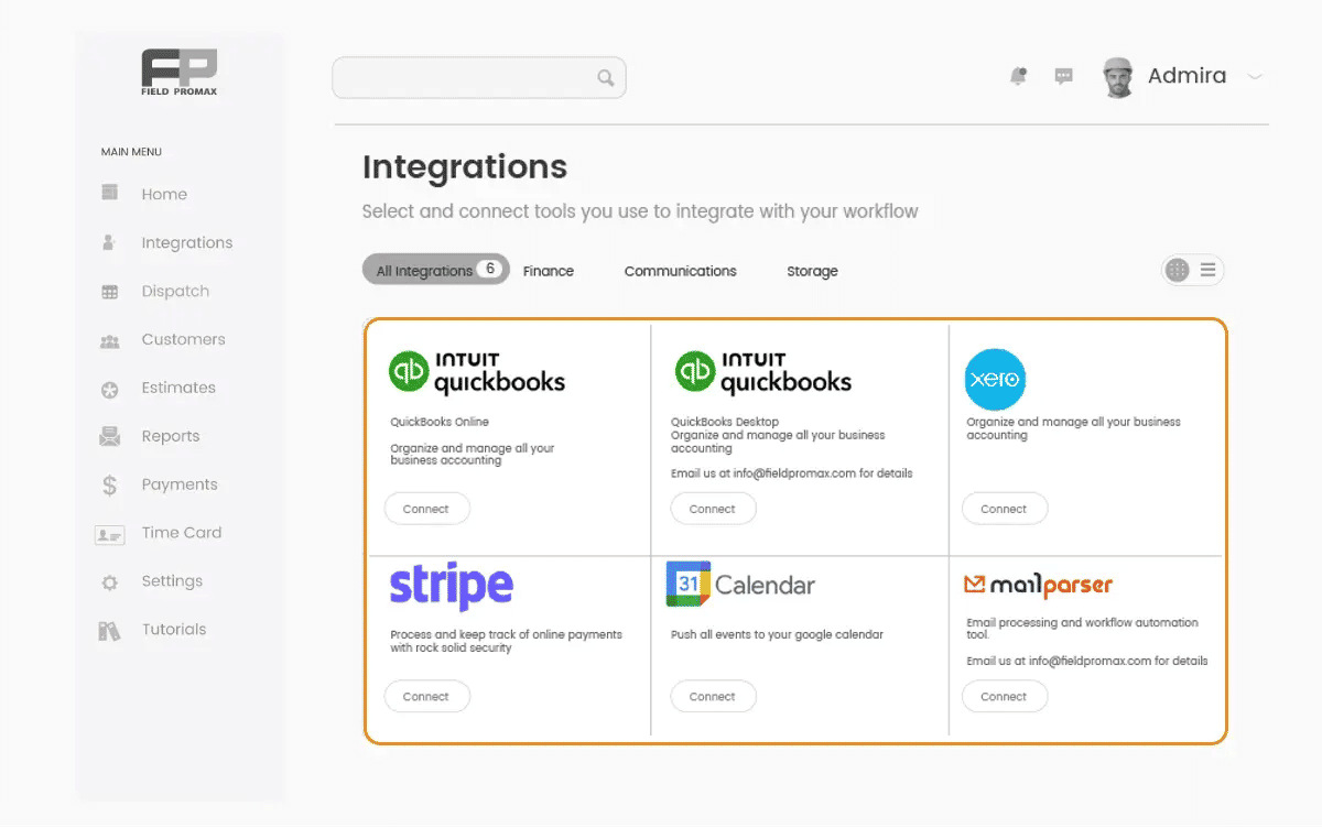 Seamlessly connect your business tools
