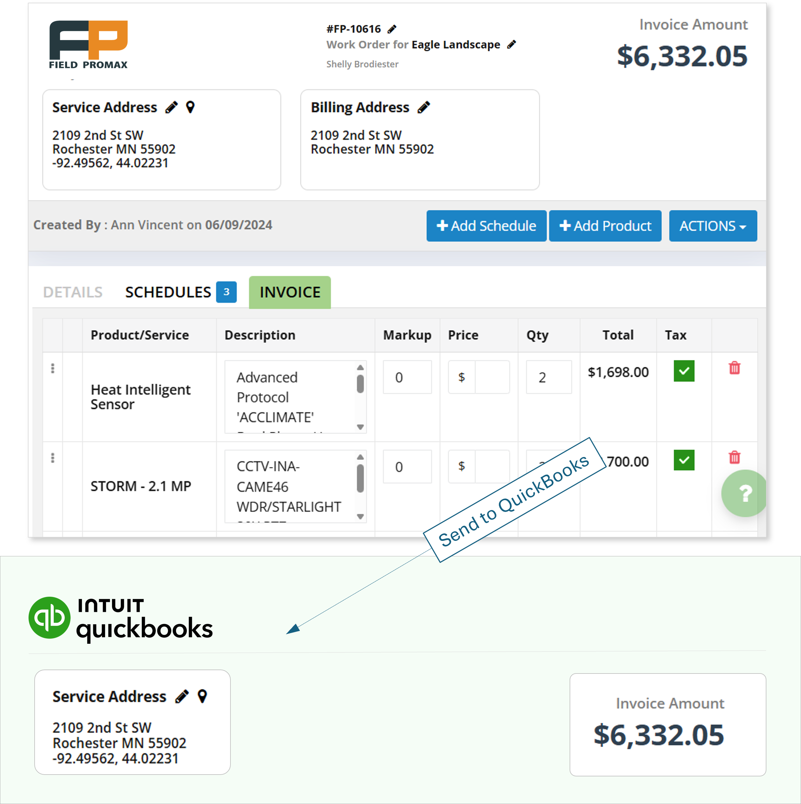 Alarm Company Billing Software