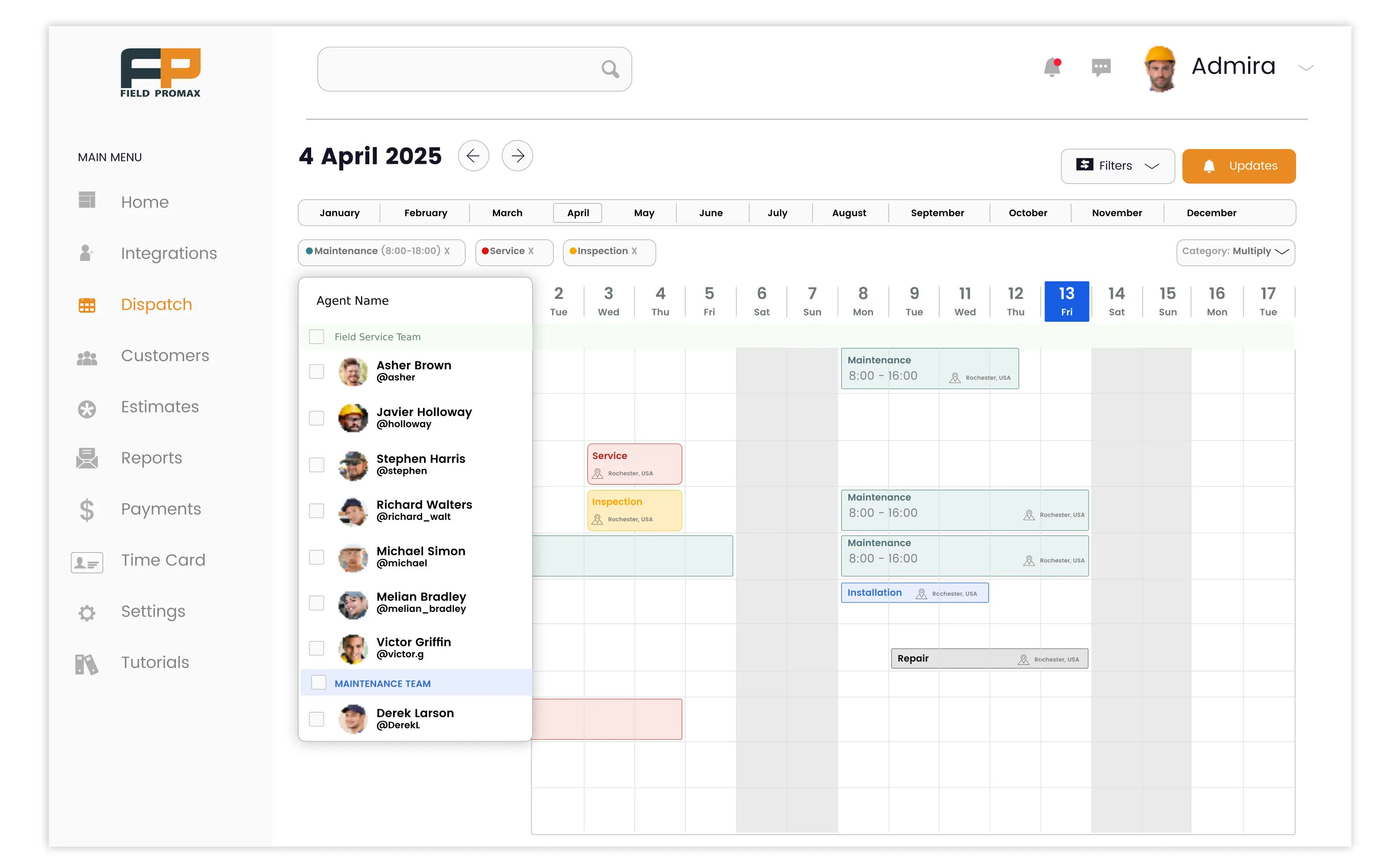 Reports and Dashboard Screenshot
