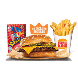 HAMBURGUESA CON QUESO KING Jr