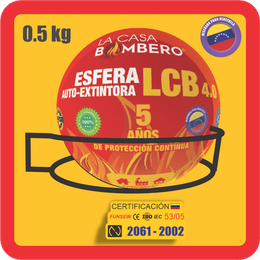 ESFERA L.C.B 0,5KG AUTO-EXTINTORA DE INCENDIOS