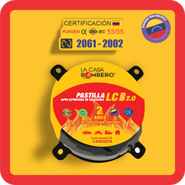 PASTILLA L.C.B AUTO-EXTINTORA DE INCENDIOS
