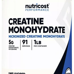 Creatina Monohidratada en polvo 5g 91 Servicios Nutricost