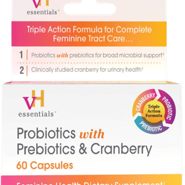 Probióticos con prebióticos y arándano 60cáps VH Essentials