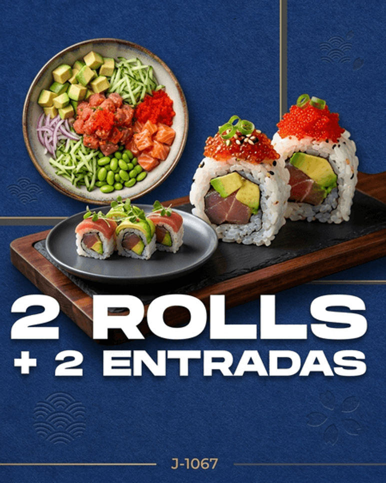 2 Rolles y 2 Entradas