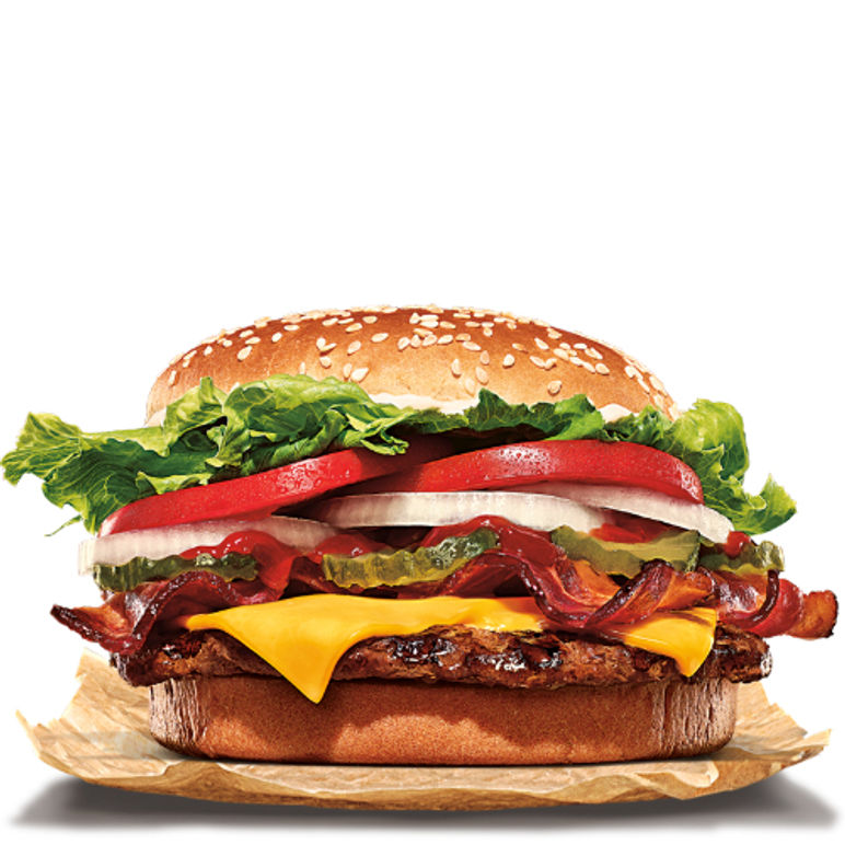 WHOPPER CON QUESO Y TOCINETA